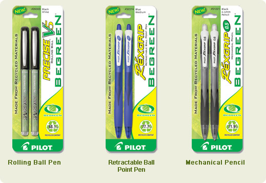 Pilot Be Green Pens and Sharper Marketing Recyclable Mug